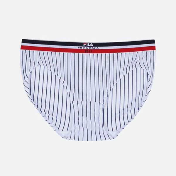 Fila Summer Heritage Women's Briefs - White/Navy,NZ 162-94125